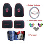 Tapetes Y Funda Volant Minnie Mouse Vw Jetta Clasico Gl 2010