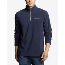 Eddie Bauer Fast Fleece Chamarra Sueter Polar L Marino