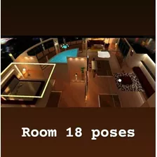 Room-imvu 18 Poses -para Pc E Celular -sem Portal