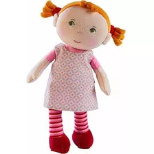 Haba Snug Up Doll Roya - Muñeca Suave De 10 Con Coletas Roj