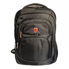 Mochila Executiva Para Notebook Cor Preta Com Alça Reforçada