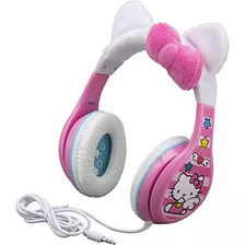 Auriculares Para Niños Hello Kitty, Diadema Ajustable,...