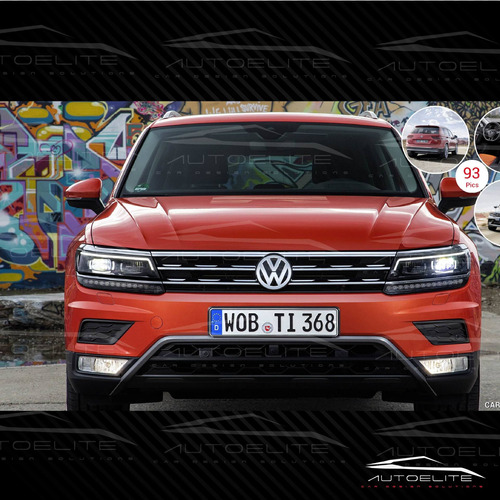 Par Faros Led Vw Tiguan 2017 + Drl Xenon Lupas Plug And Play Foto 3