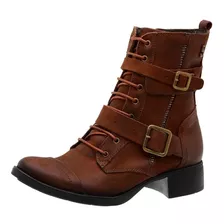 Bota Coturno Feminina Stefanello Couro Orvieto Original