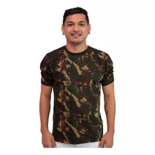 Camiseta Masculina Camisa T-shirt Camuflada Exército Militar