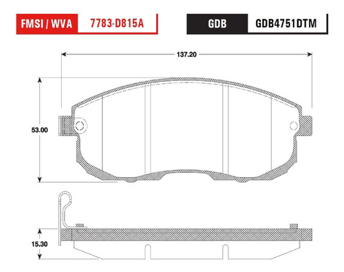 Balatas Delanteras Suzuki Sx4 2013-2014 Awd Trw Foto 2