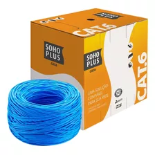 Cabo De Rede Cat6 Soho Plus Furukawa Azul C/305mts