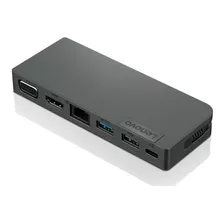 Hub Portátil Lenovo Powered Usb-c Preto 4x90s92381