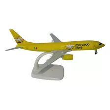 Miniatura De Avião B737 Mercado Libre Em Metal 20cm