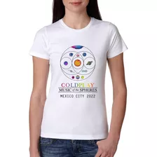 Playera De Coldplay Music Of The Spheres Para El Concierto