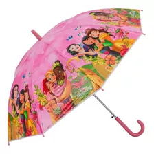 Guarda Chuva Sombrinha Automática Infantil 48cm Princesas