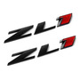 2 Emblemas Zl1 Camaro V8 Supercargado Tipo Original Cromado