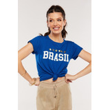 Tshirt Camiseta Do Brasil Feminina