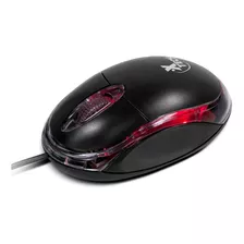 Mouse Xtech Xtm-195 Óptico Cableado 3 Botones Oficina Css Color Negro