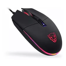 Mouse Motospeed V50 Preto Rgb Gamer Com Macro