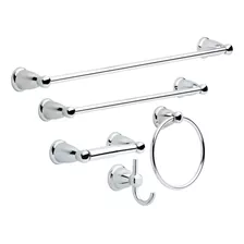 Set De Accesorios De Baño Franklin Brass 5u Cromo Pulido