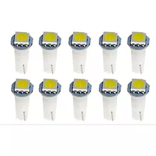 Kit 10 Lâmpada Led T5 Smd Painel Pingo 0.36w Branco 12v