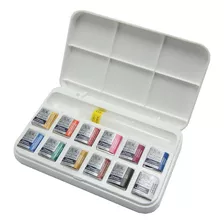 Acuarela Winsor & Newton De Bolsillo 12 Tono+pincel De Agua