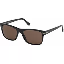 Gafas De Sol Tom Ford Ft 0698 Giulio 01j Shiny Black / Brown