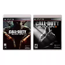 Kit Call Of Duty Black Ops 1 + 2 Completo Ps3 Midia Físico