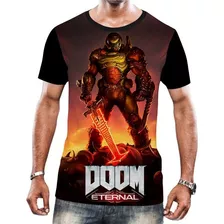 Camisa Camiseta Doom Eternal Jogo Clássico Reliquia Hd 1