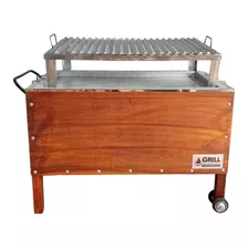 Caja China Grande Inoxidable + Parrilla Inoxidable