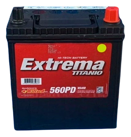 Bateria Willard Extrema Ns40-560 Pd Daewoo Tico Se - Sl Foto 2