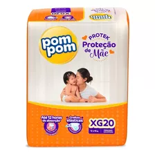 Fraldas Descartáveis Pom Pom Derma Protek Jumbo