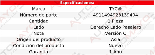 Un Faro Derecho Tyc 300 Chrysler 2005-2007 Foto 2