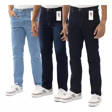 Kit C/ 03 Calças Jeans Masculina Original ( Atacado )