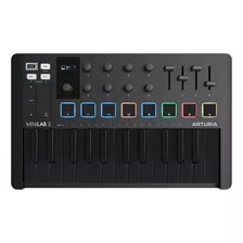 Controlador Midi Usb Arturia Minilab Mk3 Deep Black