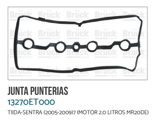 Junta Punterias Nissan Tiida Sentra # B13270et000 Bruck Foto 2