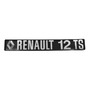 Emblema Letrero  Renault 12 Ts Placa