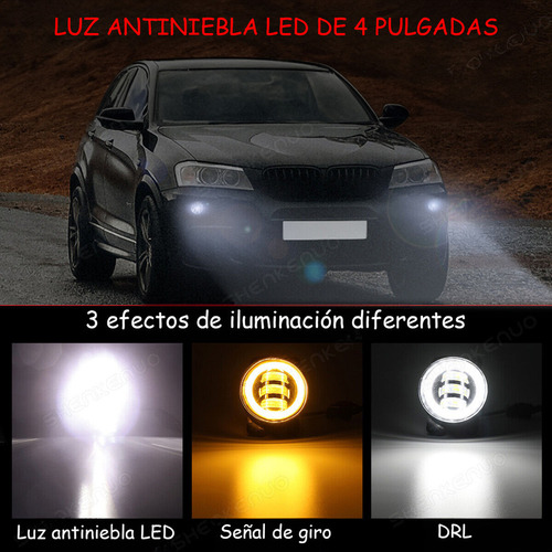 Para Jeep Liberty 03-07 Focos Led Faros + Luz Antiniebla Foto 9