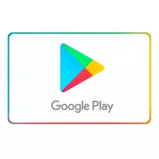 Cartão Play Store Google Gift Card R$ 20 Reais Android