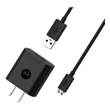 Cargador De Pared Motorola Puerto Usb-a 10w Negro