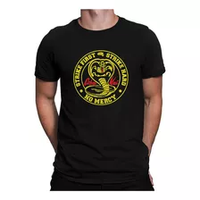 Camiseta Cobra Kai Karate Kid Camisa Seriado No Mercy