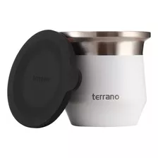 Mate Terrano Acero Doble Capa C/ Tapa Silicona + Bombilla Re