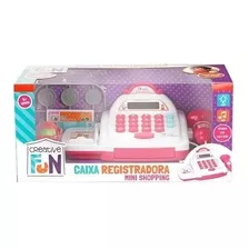 Caixa Registradora Mini Shopping Luz Som Brinquedo Infantil