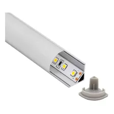 Perfil De Aluminio De Luz Led Esquinero Bari Lampara 