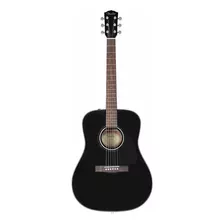 Guitarra Acústica Fender Classic Design Cd-60 Dread V3 Ds Para Diestros Black Poliuretano Brillante