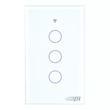 Interruptor Inteligente Touch 3 Botões Com Alexa Haiz Hz-ws3 Cor Branco