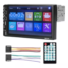 Reproductor De Coche Mp5 Fm, Monitor Estéreo Bt Lcd De Una P