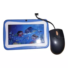 Tablet Niños Infantil 7 Pulgadas Azul + Mouse Usb Otg (lea)