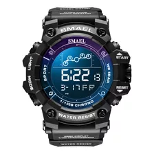 Reloj Smael 1802 Digital Moderno Para Hombre Regalo Sumergib