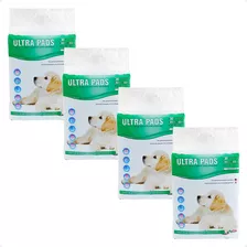 4 Tapete Higiênico Petlike Ultra Pads 80x60 - 30 Unidades