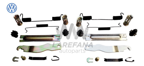 Kit Herrajes Resortes Freno Tambor Trasero Vw Combi (r-l) Foto 6