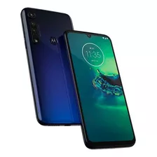 Moto G8 Plus 64gb Azul - Bom - Usado