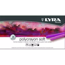 Pasteles Tiza Lyra Polycrayons 12 Colores