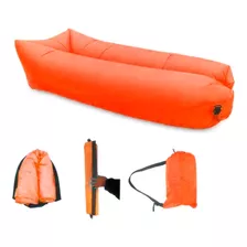 Sillon Cama Inflable Lazy Bag 2,50mts Antirasgaduras Sofa